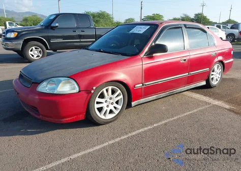 1998 Honda Civic Lx из США, поврежденный, VIN 1HGEJ6671WL011818